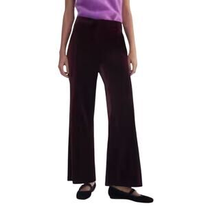 ME+EM Women's Short-Length Velvet Man Pant Size 4